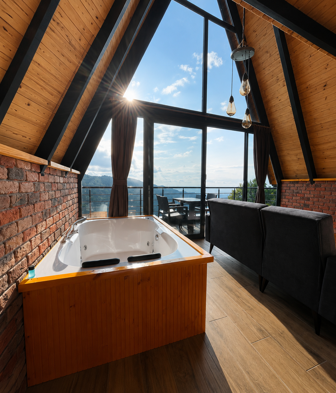 Dere Manzaralı Bungalov