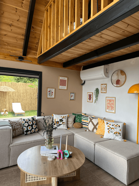 CASA Havuzlu Bungalov iç mekan