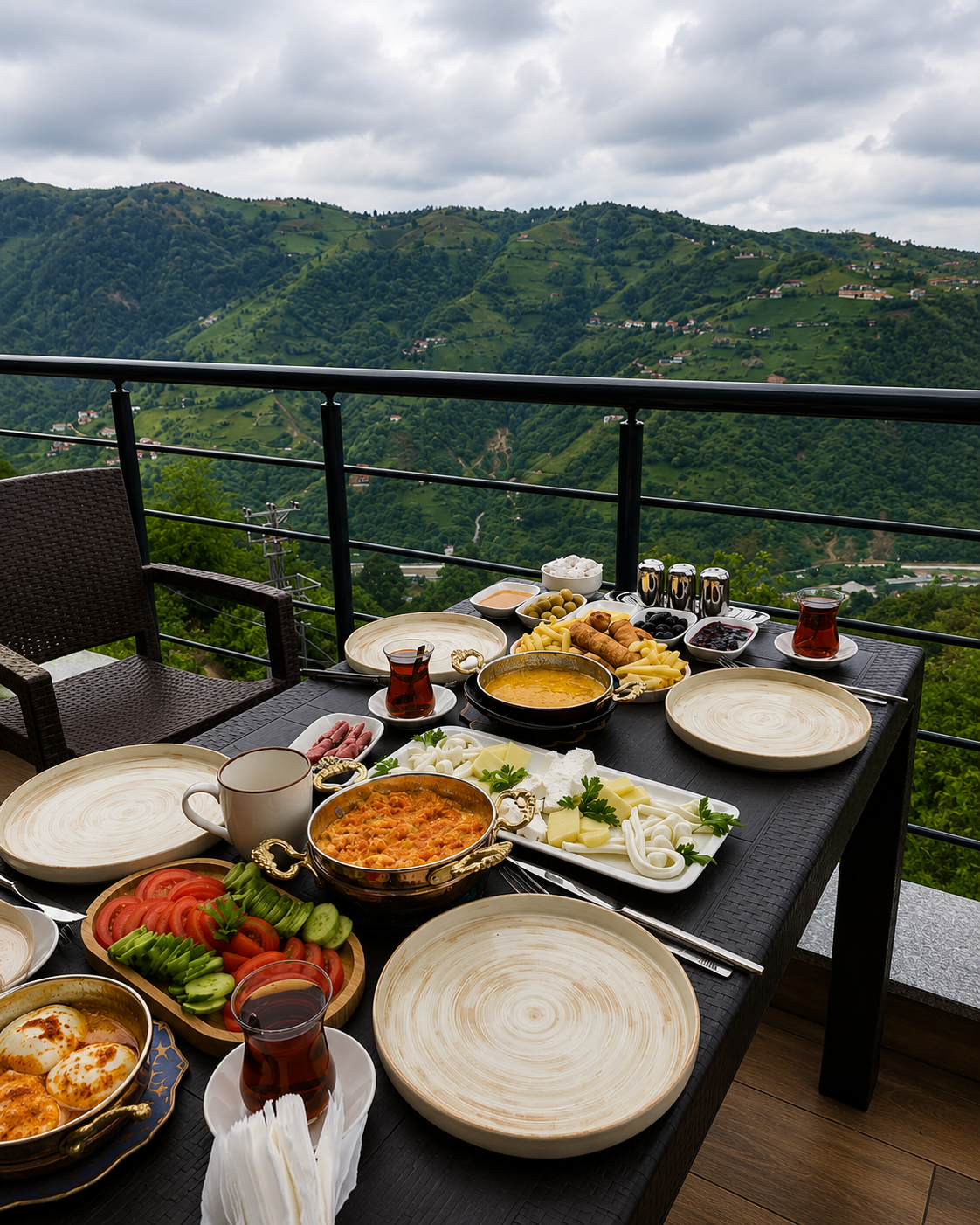 Dere Manzaralı Bungalov